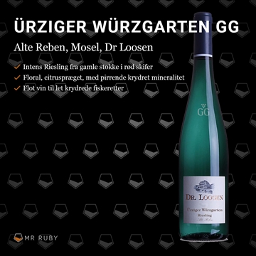 2020 Ürziger Würzgarten GG, Alte Reben, Mosel, Dr Loosen